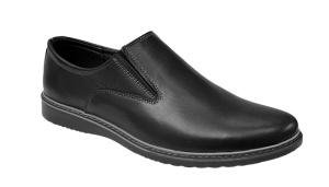Pantofi barbati casual din piele naturala negru - 330ELN - Img 5