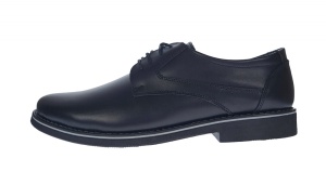Pantofi barbati casual din piele naturala, Negru, 416SN - Img 6