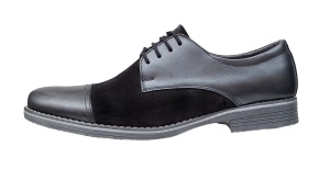 Pantofi barbati casual din piele naturala, Negru - 858NN - Img 4