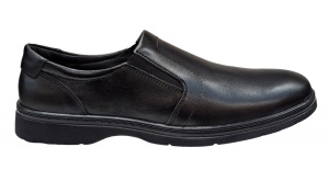 Pantofi barbati casual din piele naturala pe calapod lat PH350ELN - Img 3