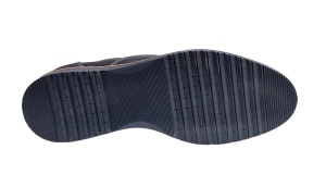 Pantofi barbati casual perforati din piele naturala Bleumarin - GKR506BL - Img 4