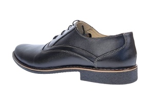 Pantofi barbati casual piele naturala , Negru box - P37NA - Img 7