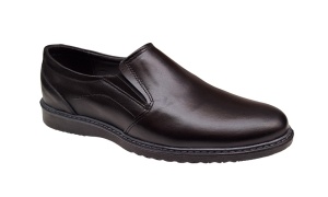 Pantofi barbati, casual, piele naturala, Negru - GKR04N - Img 6