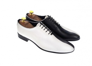 Pantofi barbati de ceremonie din piele naturala doua culori MOD1AN - Img 8