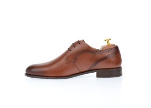 Pantofi barbati derby, eleganti din piele naturala SIR020M - Img 4