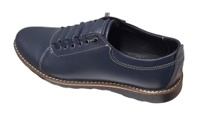 Pantofi barbati din piele naturala Bleumarin Marko - Gkr Shoes - Img 10