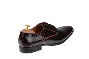 Pantofi barbati din piele naturala croco Maro Ciucaleti Top Shoes - Img 4