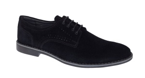 Pantofi barbati din piele naturala intoarsa Negru Vel GKR103NVEL