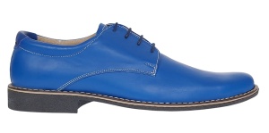 Pantofi barbati din piele naturala model casual Albastru P81BLX - Img 4