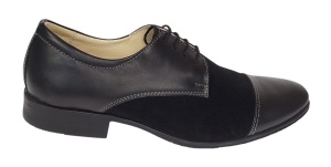 Pantofi barbati eleganti din piele naturala box cu piele intoarsa - 959NBV Marimea 40 - Img 7