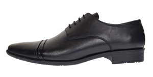 Pantofi barbati eleganti din piele naturala culoare Neagra 111N - Img 3