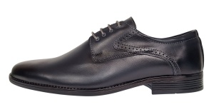 Pantofi barbati eleganti din piele naturala de culoare bleumarin Zidan 819 - Img 10