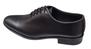 Pantofi barbati eleganti din piele naturala de culoare neagra GKR119N - Img 5