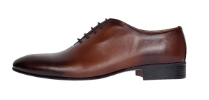 Pantofi barbati eleganti din piele naturala maro 024MBOX - Img 7
