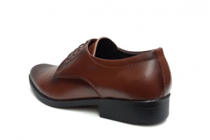 Pantofi barbati eleganti din piele naturala maro, ADYSIRETM - Img 2