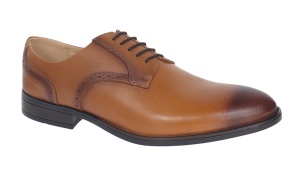 Pantofi barbati eleganti din piele naturala maro deschis - Marimea 43 - Img 4