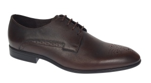 Pantofi barbati eleganti din piele naturala maro milenium Lucas Shoes - LUK01ML Marimea 41