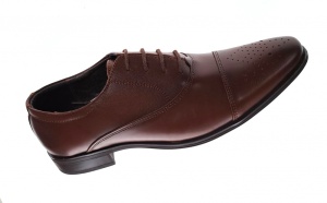 Pantofi barbati, eleganti, din piele naturala, maro STEFI2M - Img 6