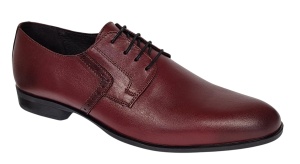 Pantofi barbati eleganti din piele naturala - Model Bordeaux Marimea 41 - Img 6