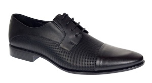 Pantofi barbati eleganti din piele naturala - Model Negru SIR085NP - Img 7