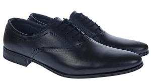 Pantofi barbati eleganti din piele naturala Negru 888N - Img 4