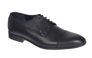 Pantofi barbati eleganti din piele naturala Negru Lucas 709NEGRU