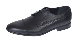 Pantofi barbati eleganti din piele naturala Negru Lucas 709NEGRU - Img 2