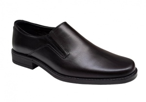 Pantofi barbati, eleganti, piele naturala, Negru, GKR05N