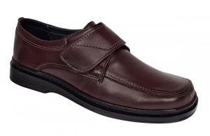 Pantofi barbati model casual piele naturala Visiniu GKR09VIS - Img 9