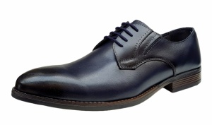 Pantofi barbati office, eleganti din piele naturala, Bleumarin, TEST59BL - Img 5