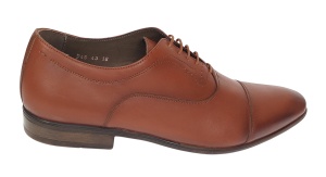 Pantofi barbati office eleganti din piele naturala Maro Cognac 745MC - Img 6