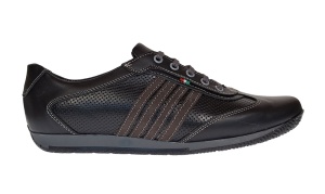 Pantofi barbati sport din piele naturala , Negru - GKR93N - Img 6