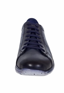 Pantofi casual barbati din piele naturala bleumarin 397BL - Img 6
