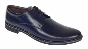 Pantofi casual barbati din piele naturala Bleumarin GKR 859BLM - Img 1