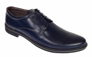 Pantofi casual barbati din piele naturala Bleumarin GKR 859BLM - Img 4