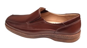Pantofi casual barbati din piele naturala - Model Maro fara siret GKR126M - Img 4