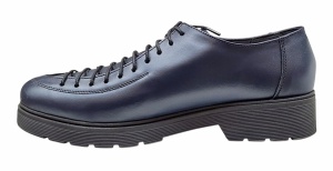 Pantofi casual dama din piele naturala - Model Bleumarin cu Negru PDGINABL - Img 2