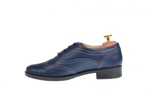 Pantofi dama bleumarin casual din piele naturala - P29BLBOX - Img 6