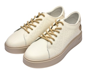 Pantofi dama casual din piele naturala - Aisha Bej Late GSK3033B - Img 5