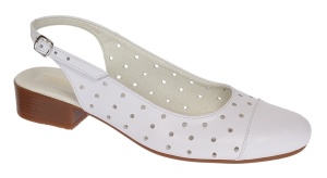 Pantofi dama casual din piele naturala Alb Box - NA252AP