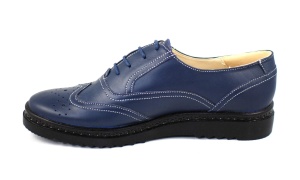 Pantofi dama casual din piele naturala bleumarin - P29OBLMBOX - Img 3