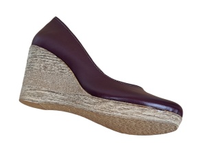Pantofi dama casual din piele naturala box cu platforma de 7 cm MARA GRENA - Img 7