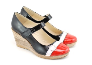 Pantofi dama casual din piele naturala, cu platforme, foarte comozi - PTEARAN2 - Img 1