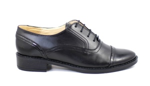 Pantofi dama casual din piele naturala cu varf lacuit - P10LNBOX - Img 7