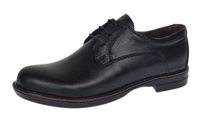 Pantofi dama casual din piele naturala culoare Negru P102N1N