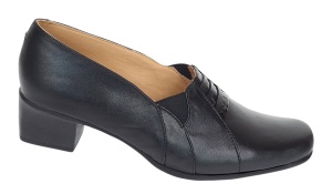Pantofi dama casual din piele naturala de culoare neagra MVSP4N - Img 4