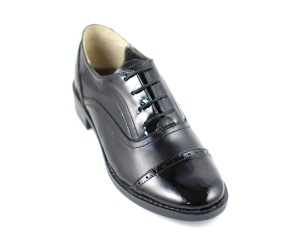 Pantofi dama casual din piele naturala de culoare neagra - PNBOXLAC - Img 4