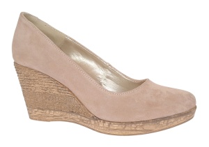 Pantofi dama casual din piele naturala intoarsa bej MARA LP3550VB - Img 7
