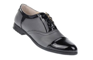 Pantofi dama casual din piele naturala - Model Negru, Gri Sara - Img 4