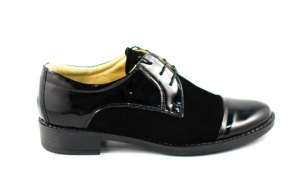 Pantofi dama casual din piele naturala - P10LACN - Img 4